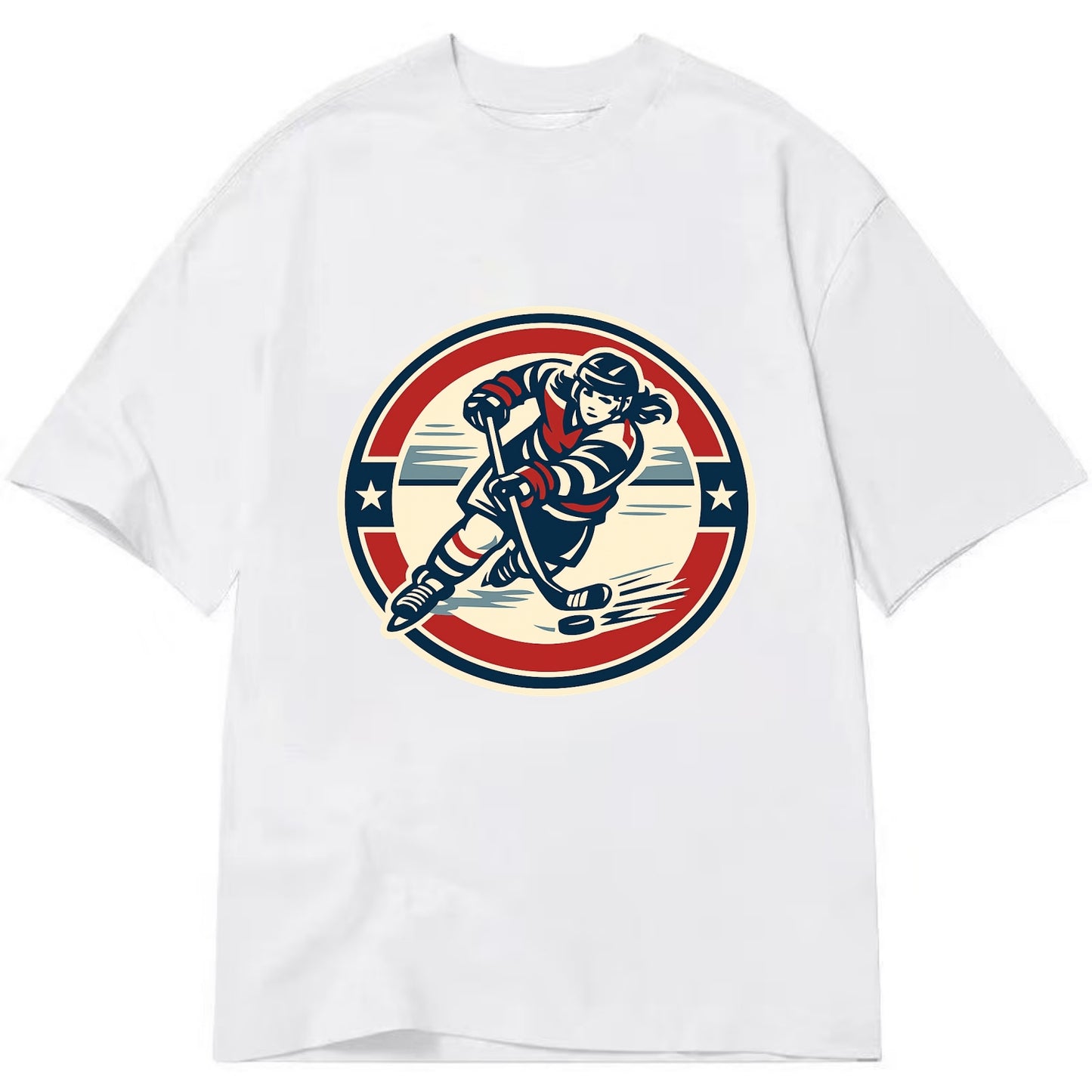 Fierce Ice Queen Emblem - Classic T-shirt - White