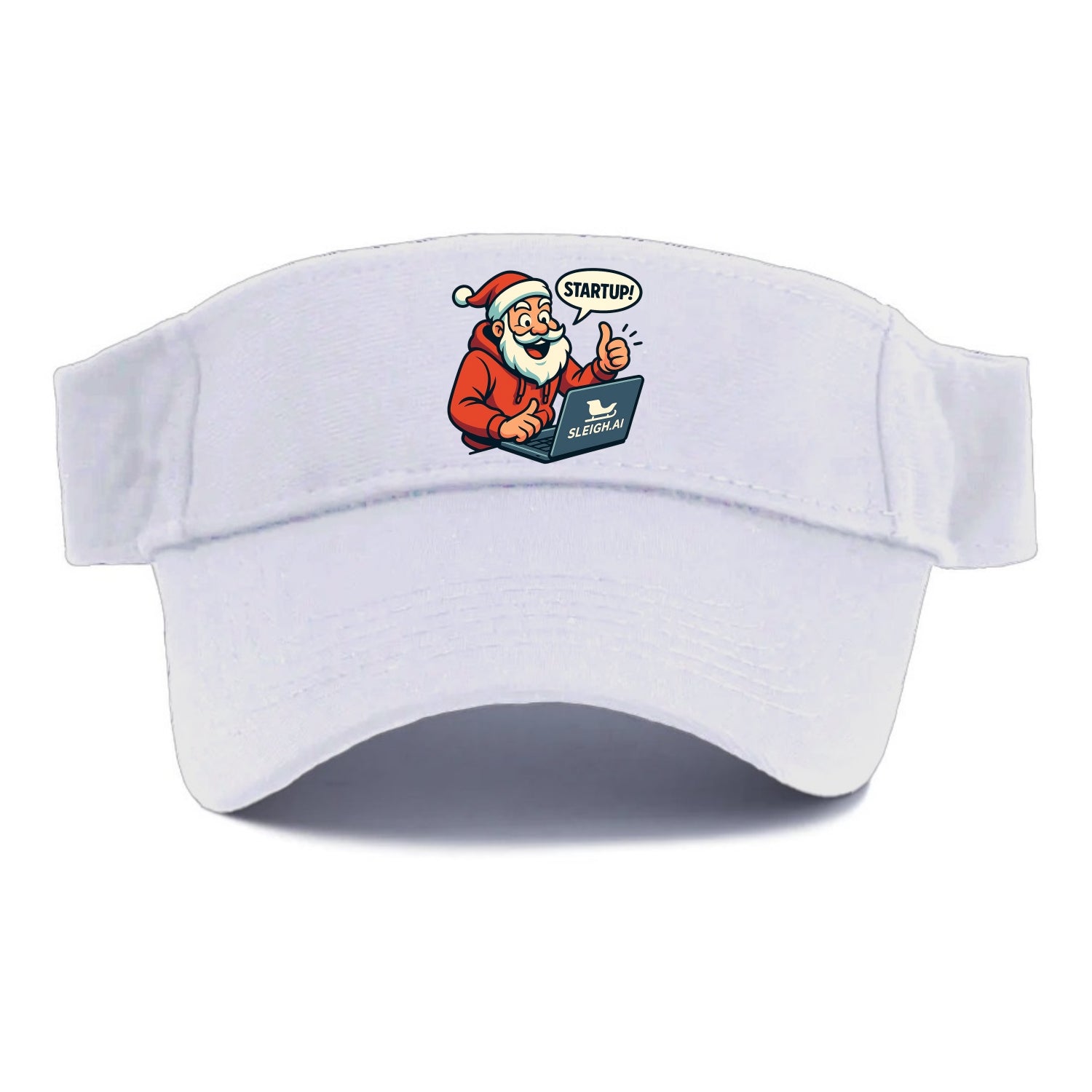 Santa Tech Startup CEO - Visor - White