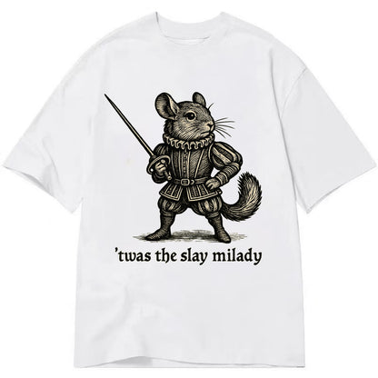 Chinchilla Noble  - Classic T-shirt - White