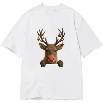 Christmas Reindeer  - Classic T-shirt - White