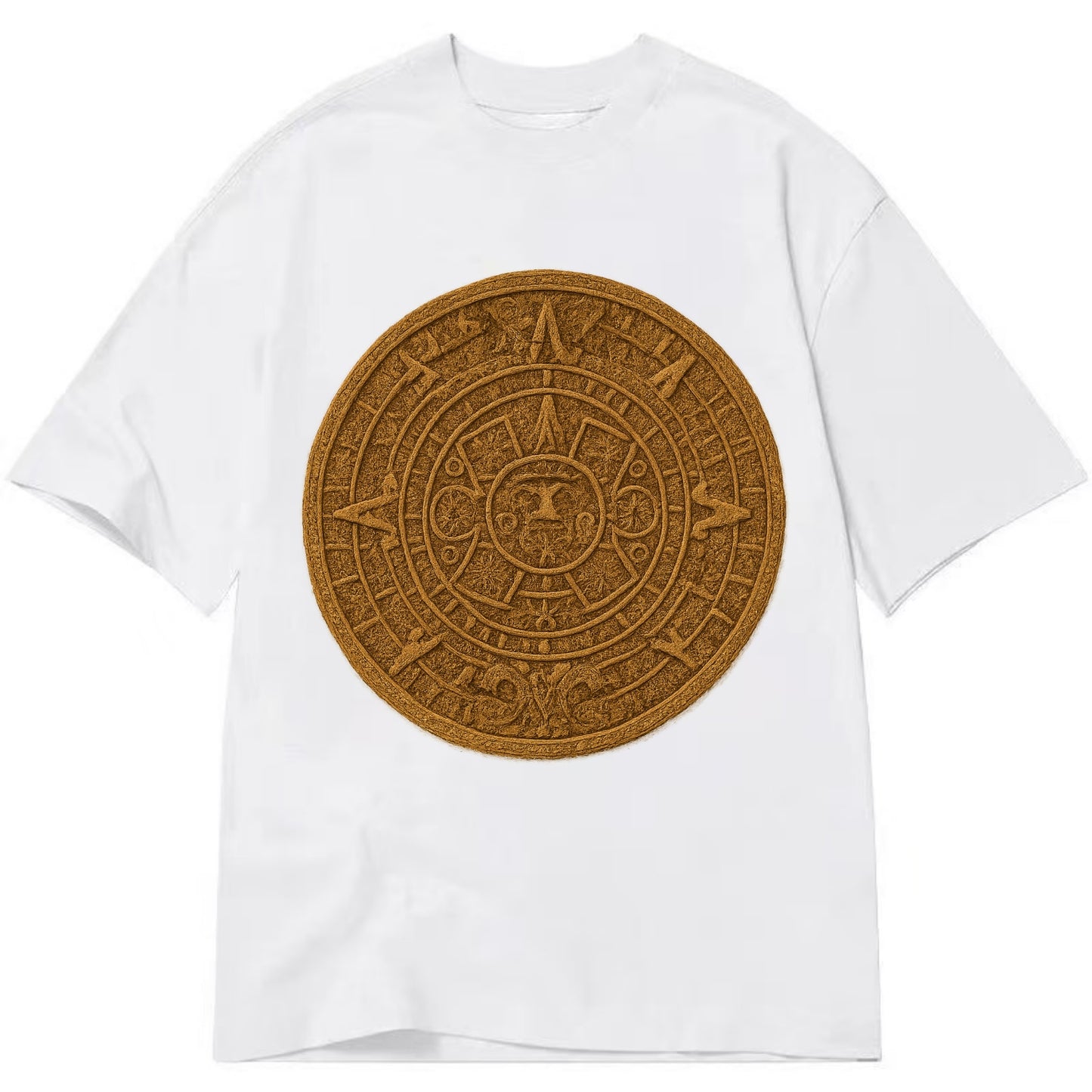 Aztec Calendar  - Classic T-shirt - White