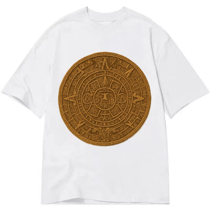 Aztec Calendar  - Classic T-shirt - White