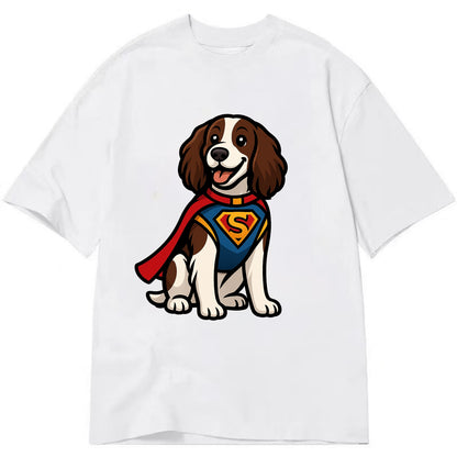Springer Spaniel Friendly Hero  - Classic T-shirt - White
