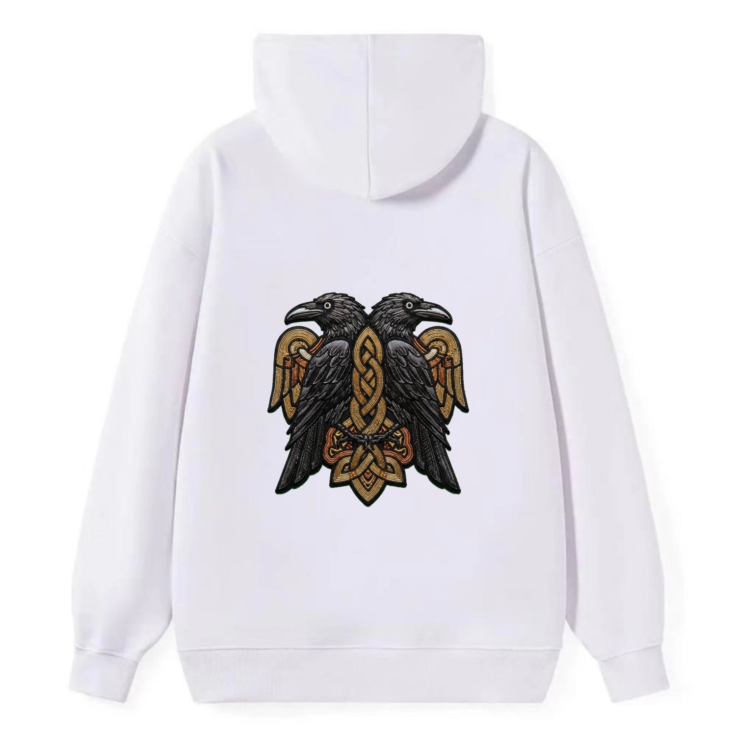 Odin's Ravens - Classic Pullover Hoodie - White