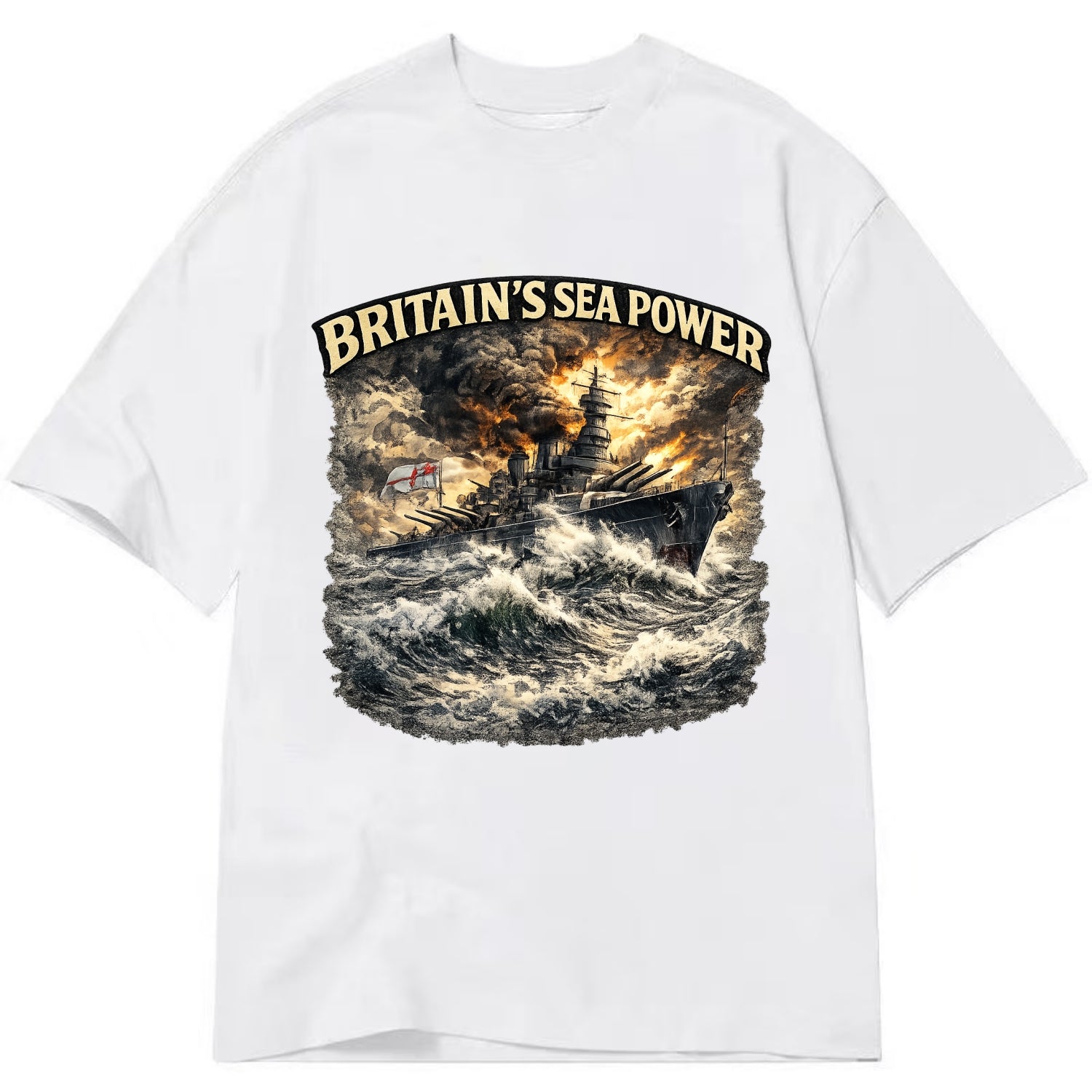 Britain's Sea Power - Classic T-shirt - White