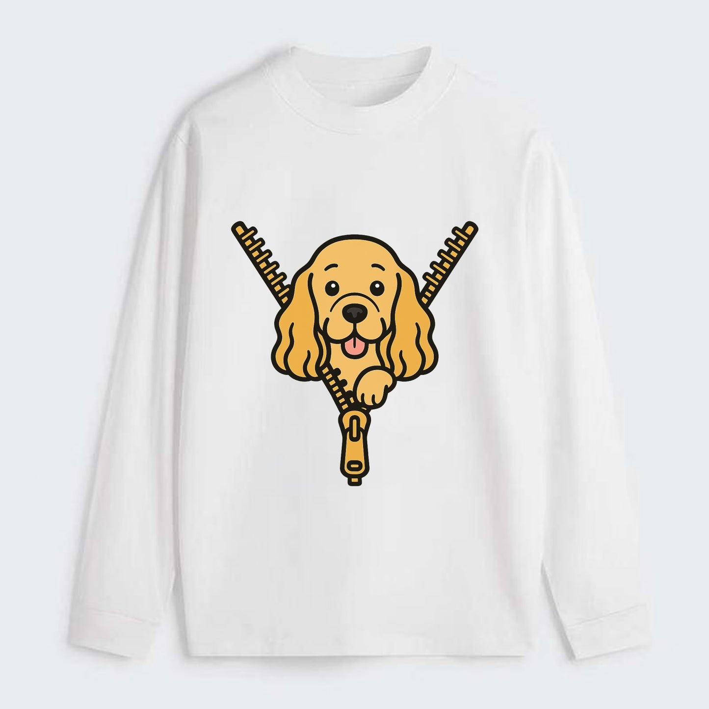 Cocker Spaniel - Classic Long Sleeve Shirt - White
