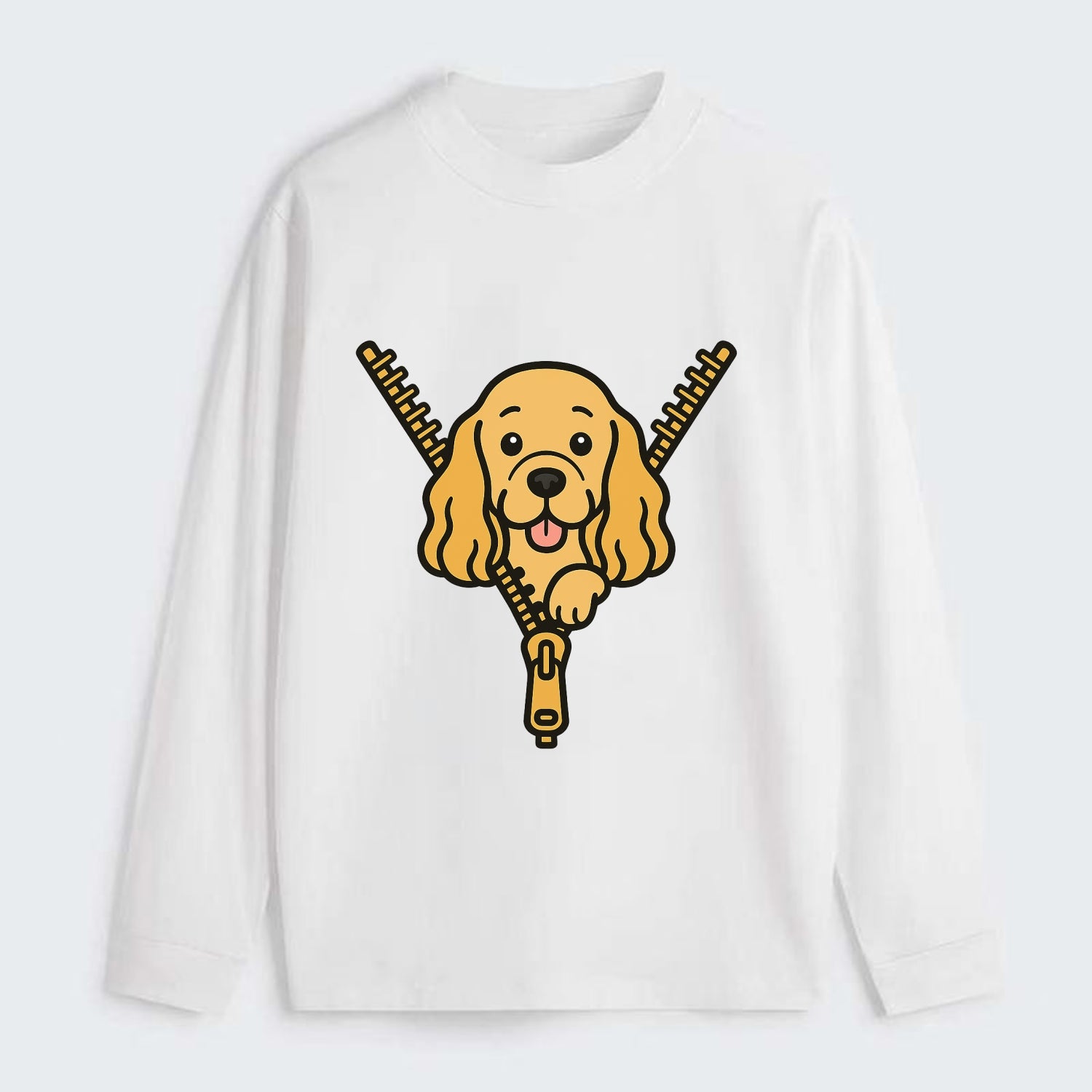 Cocker Spaniel - Classic Long Sleeve Shirt - White
