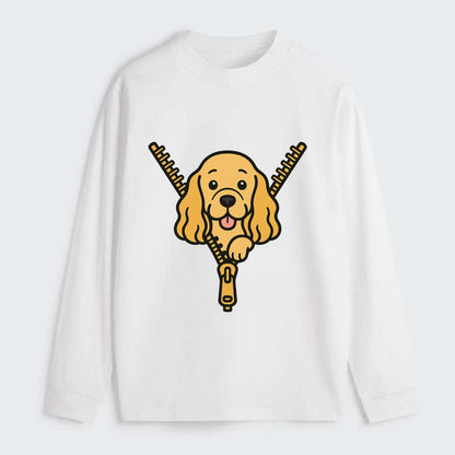 Cocker Spaniel - Classic Long Sleeve Shirt - White