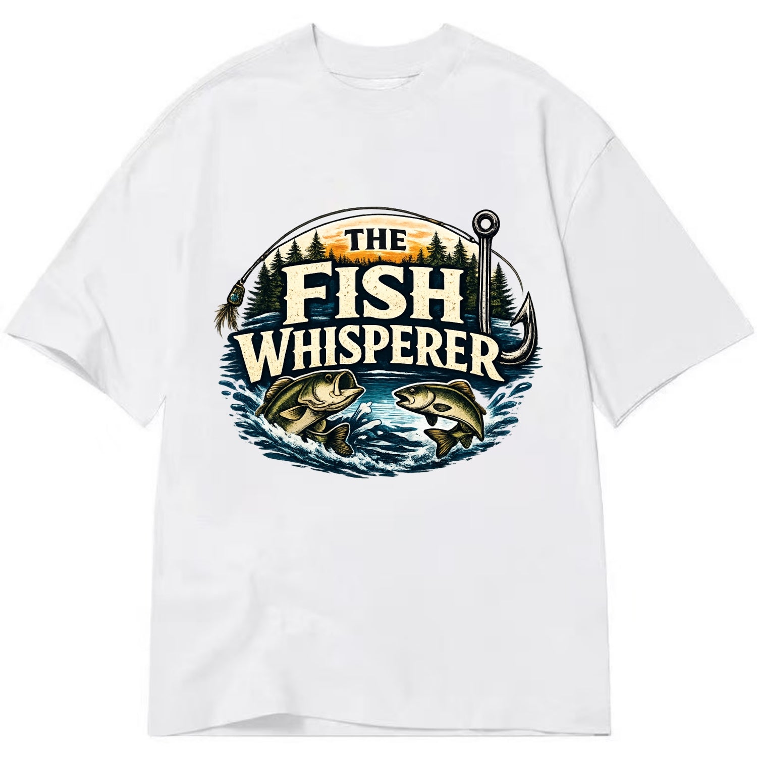 The Fish Whisperer - Classic T-shirt - White