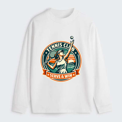 Ace of the Court - Classic Long Sleeve Shirt - White
