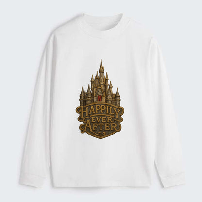 Happily Ever After  - Classic Long Sleeve Shirt - White