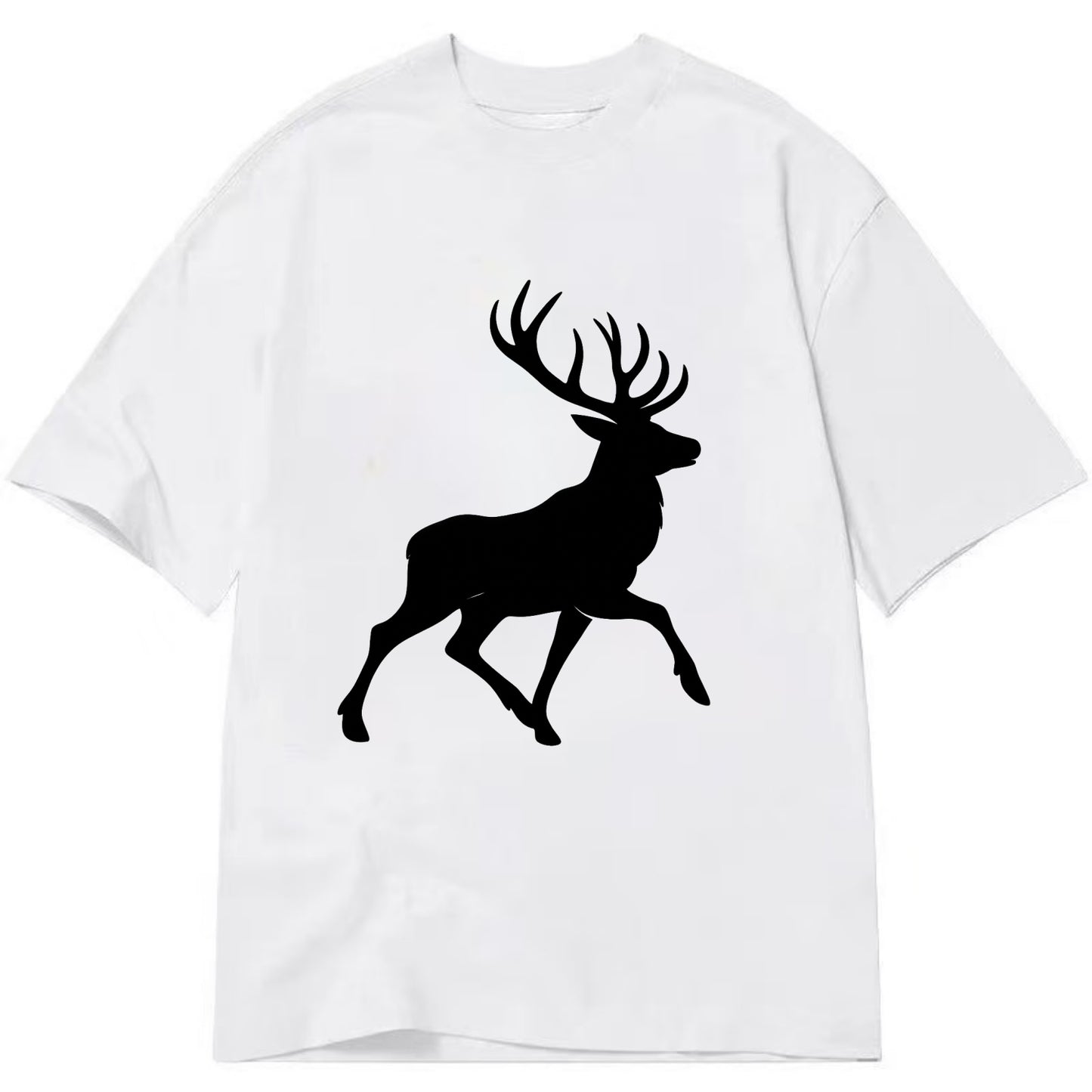 Deer with majestic antlers - Classic T-shirt - White
