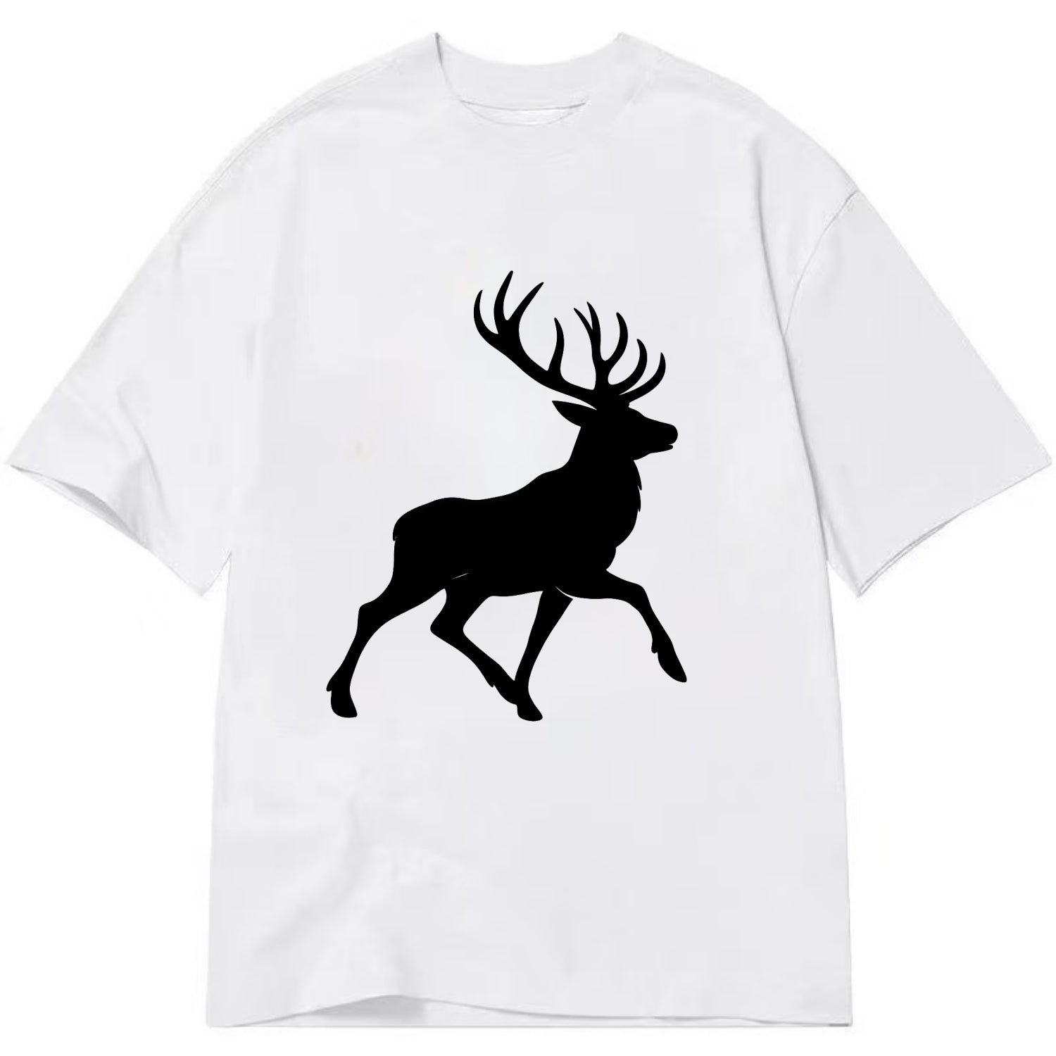 Deer with majestic antlers - Classic T-shirt - White