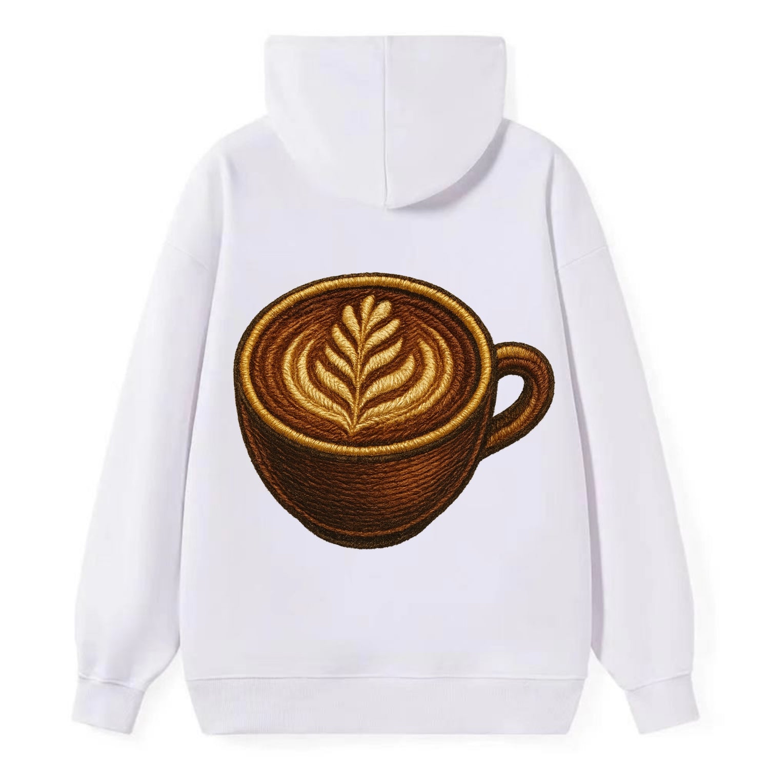 Latte Art  - Classic Pullover Hoodie - White