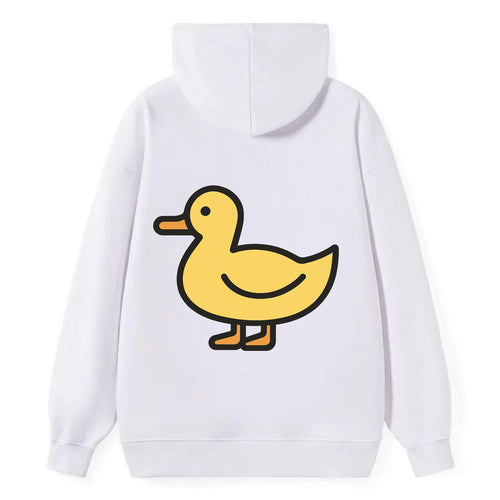 Duck - Yellow mallard flat side profile - Classic Pullover Hoodie