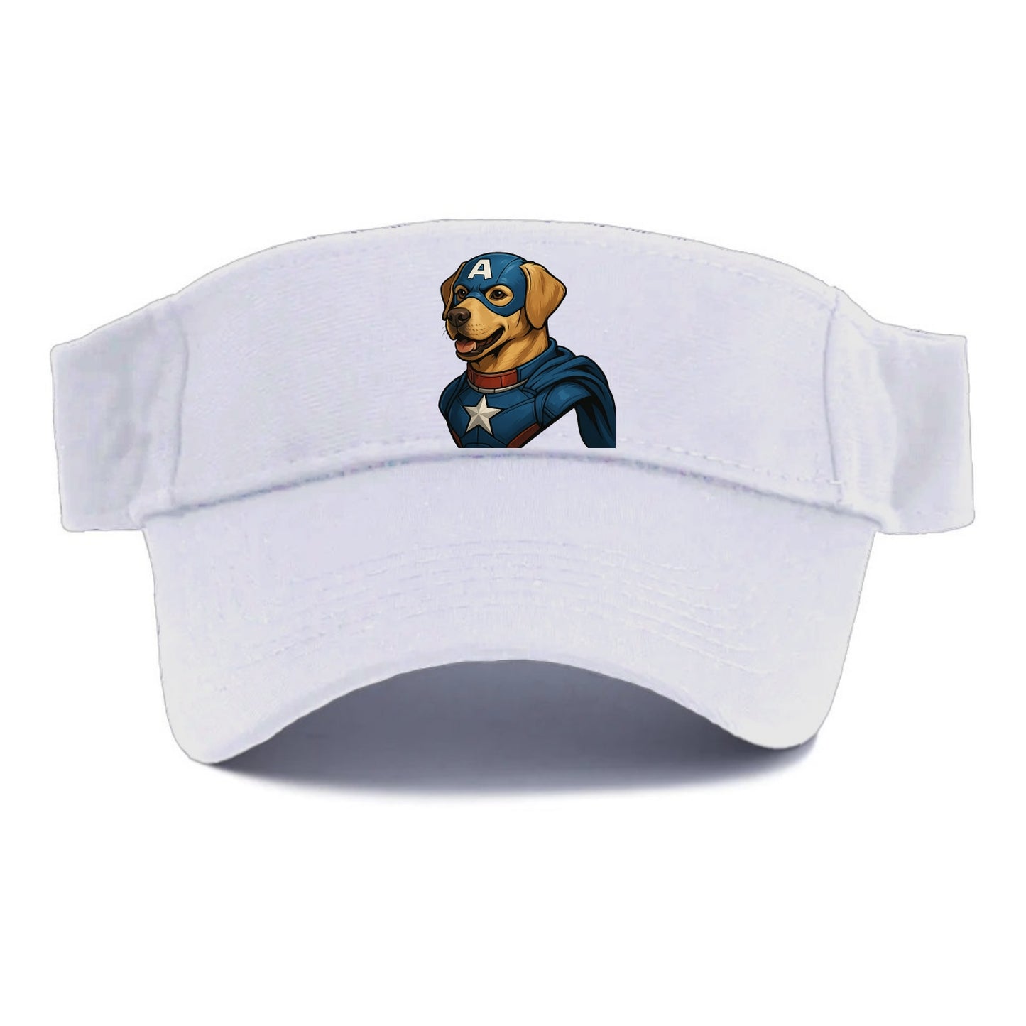 Labrador Patriotic Hero  - Visor - White