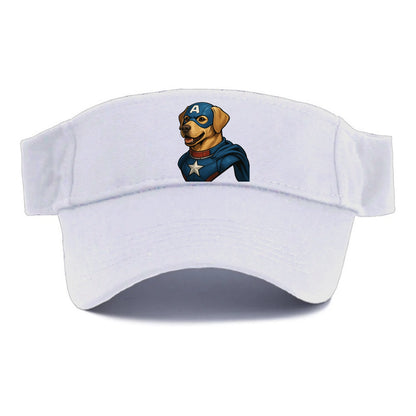 Labrador Patriotic Hero  - Visor - White