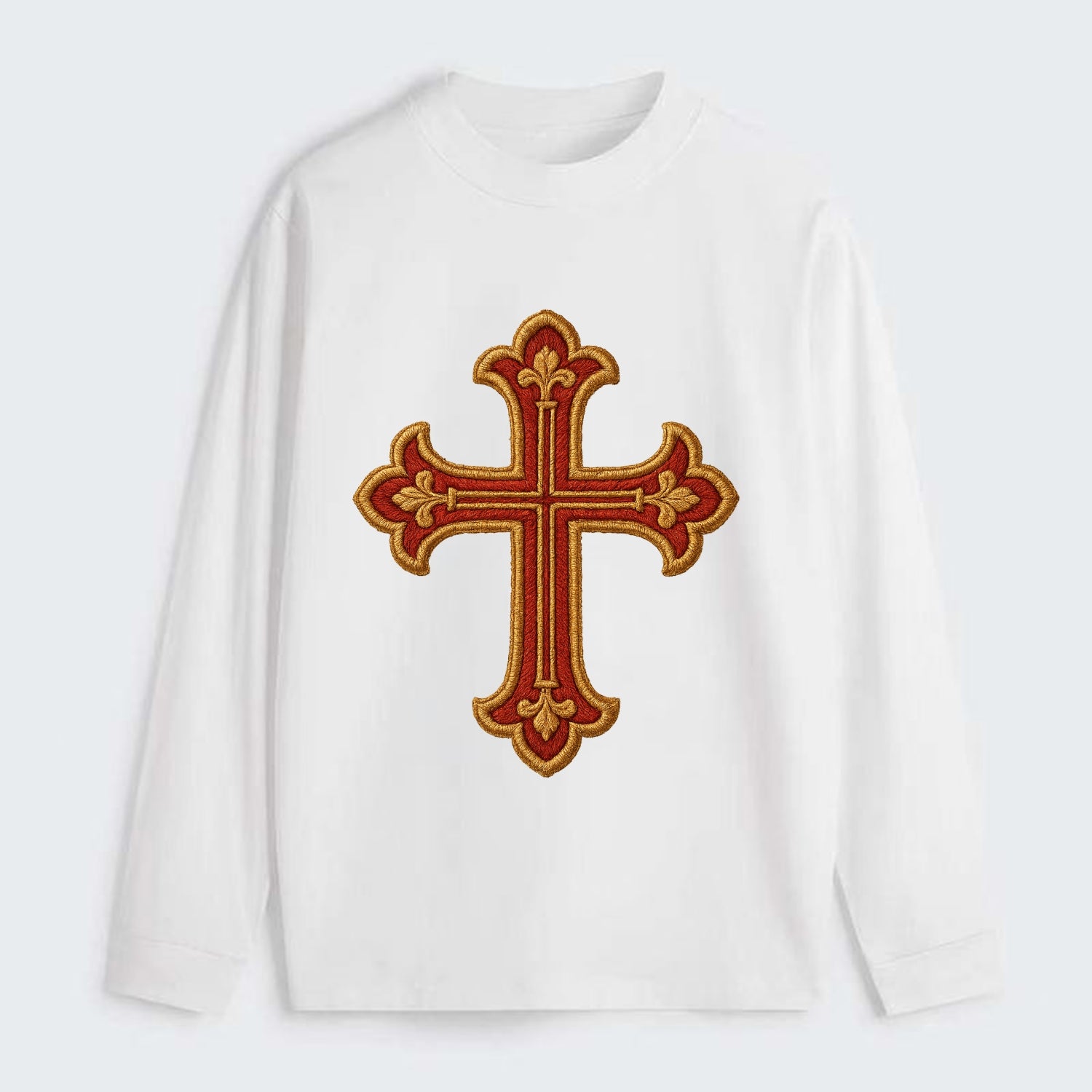 Armenian Cross - Classic Long Sleeve Shirt - White