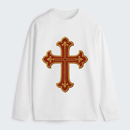 Armenian Cross - Classic Long Sleeve Shirt - White