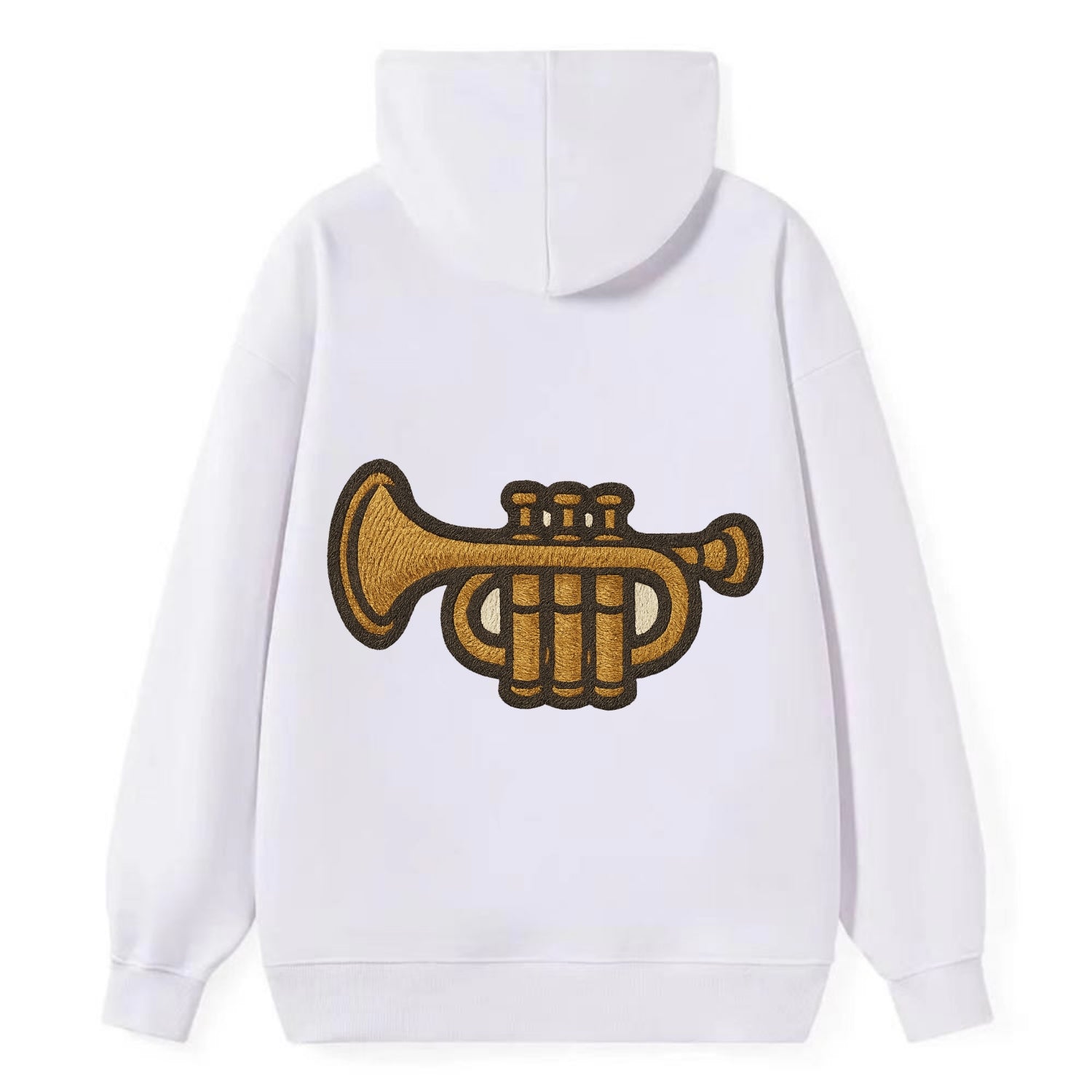 Trumpet  - Classic Pullover Hoodie - White