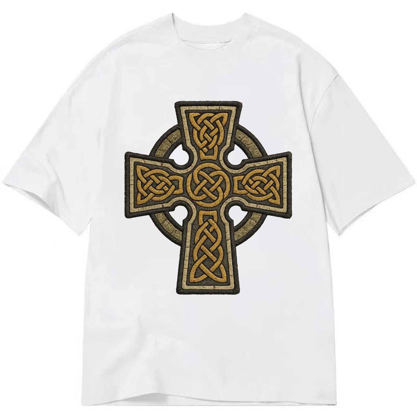 Celtic Cross  - Classic T-shirt - White