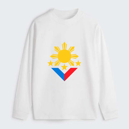Sun Of Three - Classic Long Sleeve Shirt - White
