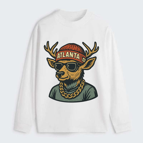 deer atlanta atl red us South - Classic Long Sleeve Shirt