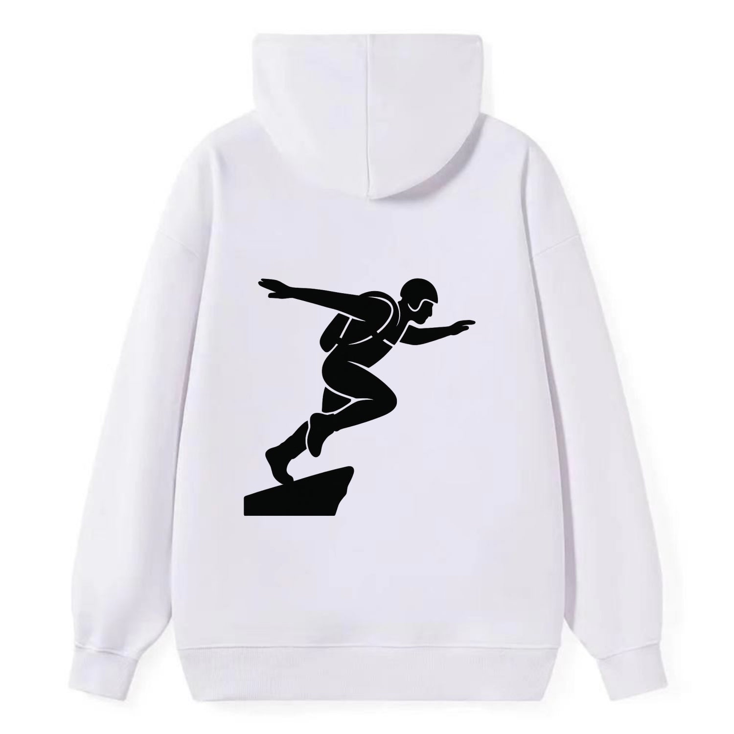 Base jumper launching off - Classic Pullover Hoodie - White