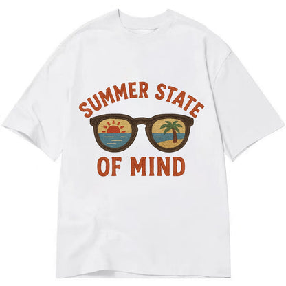 Summer State Of Mind  - Classic T-shirt - White