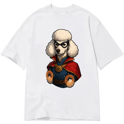 Poodle Doctor Strange  - Classic T-shirt - White