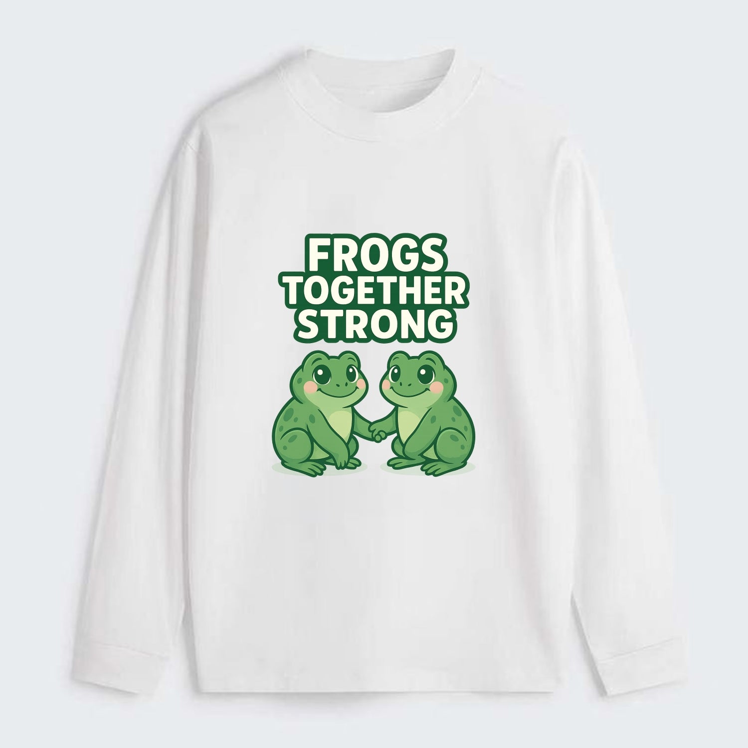 Frogs Together Strong 2 - Classic Long Sleeve Shirt - White