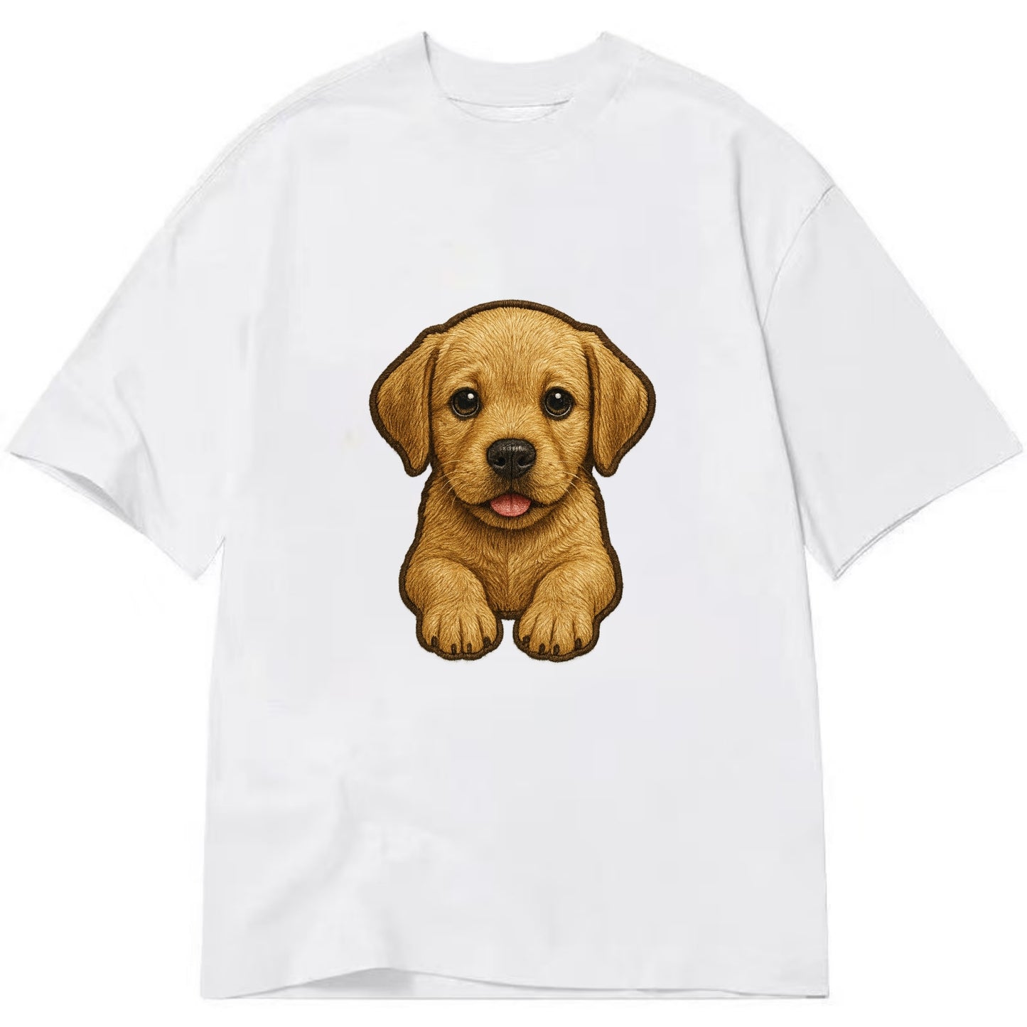Baby Labrador Retriever Puppy - yellow/black/chocolate, soulful eyes, soft ears, - Classic T-shirt - White