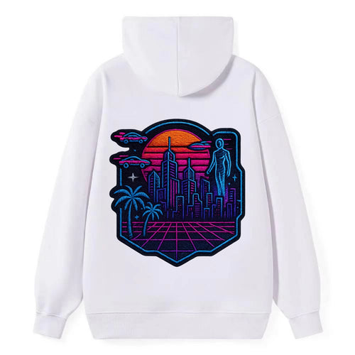 Cyberpunk City - Classic Pullover Hoodie