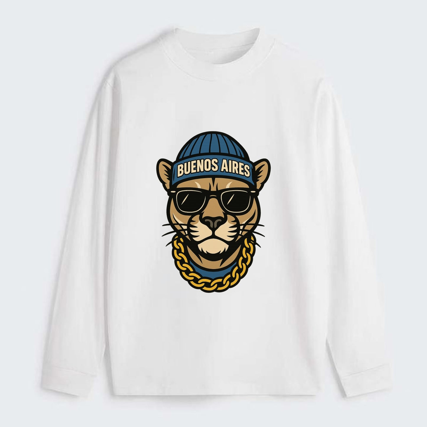 Buenos Aires Puma - Classic Long Sleeve Shirt - White