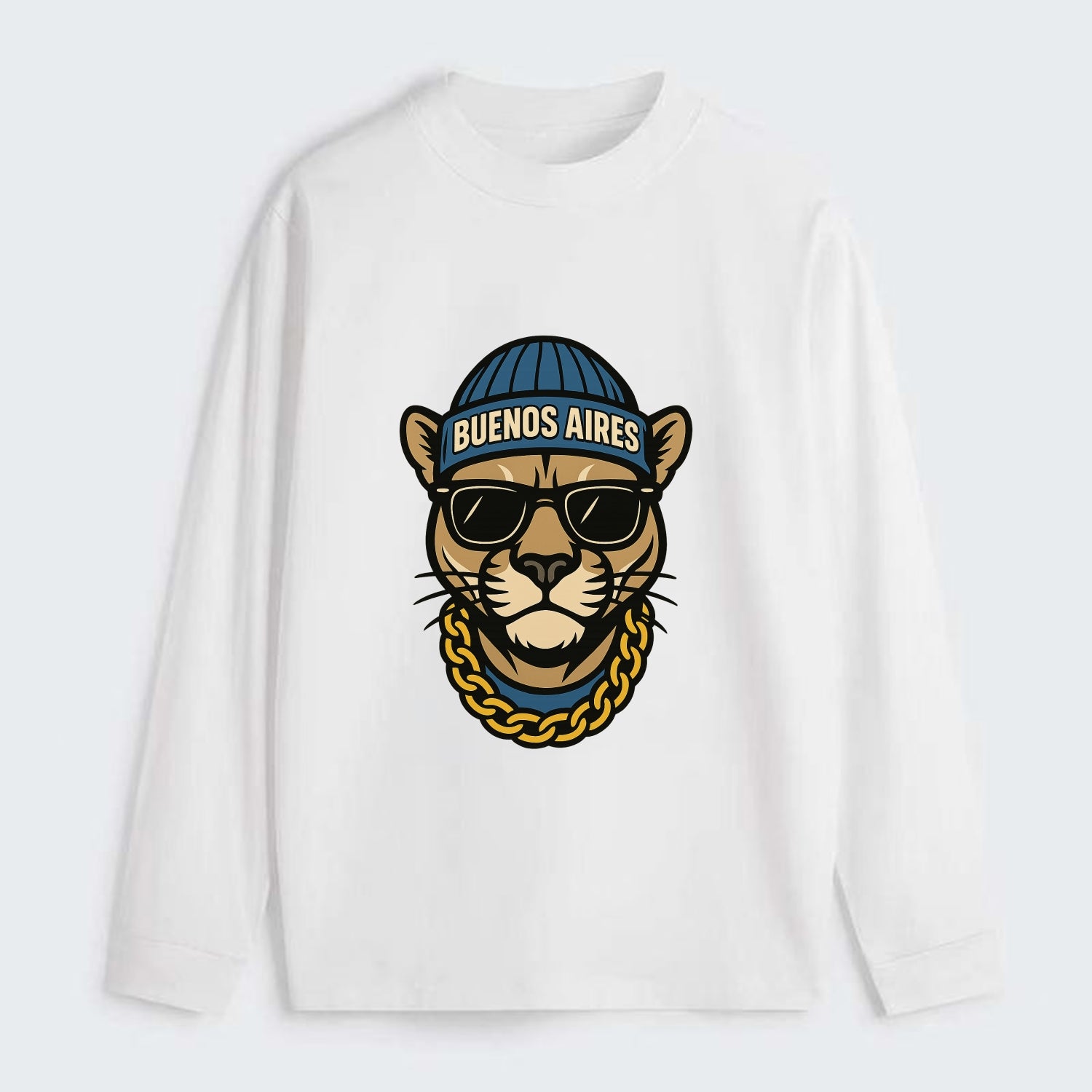 Buenos Aires Puma - Classic Long Sleeve Shirt - White