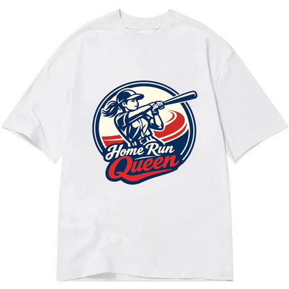 Feminine Power at Bat - Classic T-shirt - White