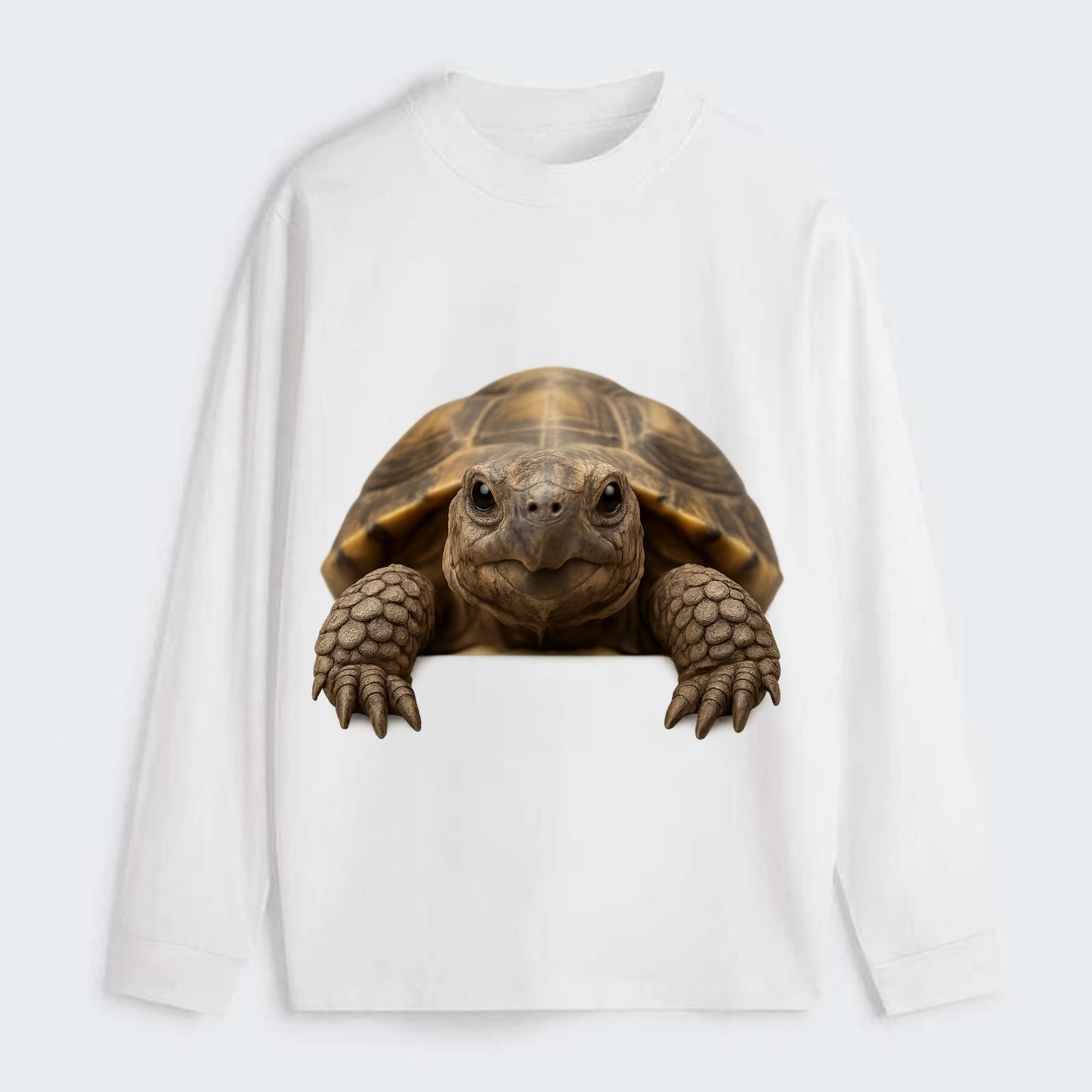 Tortoise  - Classic Long Sleeve Shirt - White