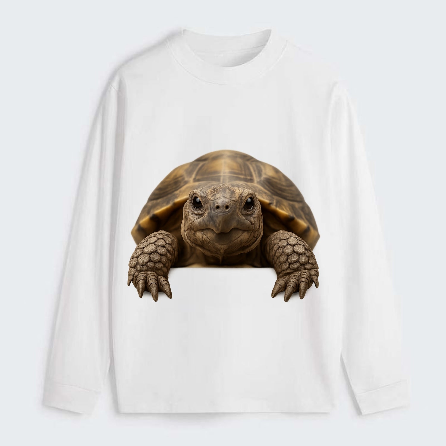 Tortoise  - Classic Long Sleeve Shirt - White