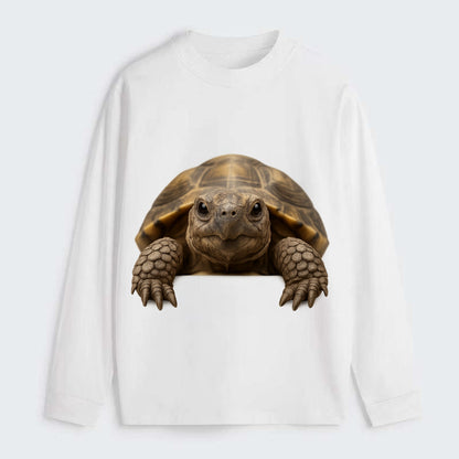 Tortoise  - Classic Long Sleeve Shirt - White
