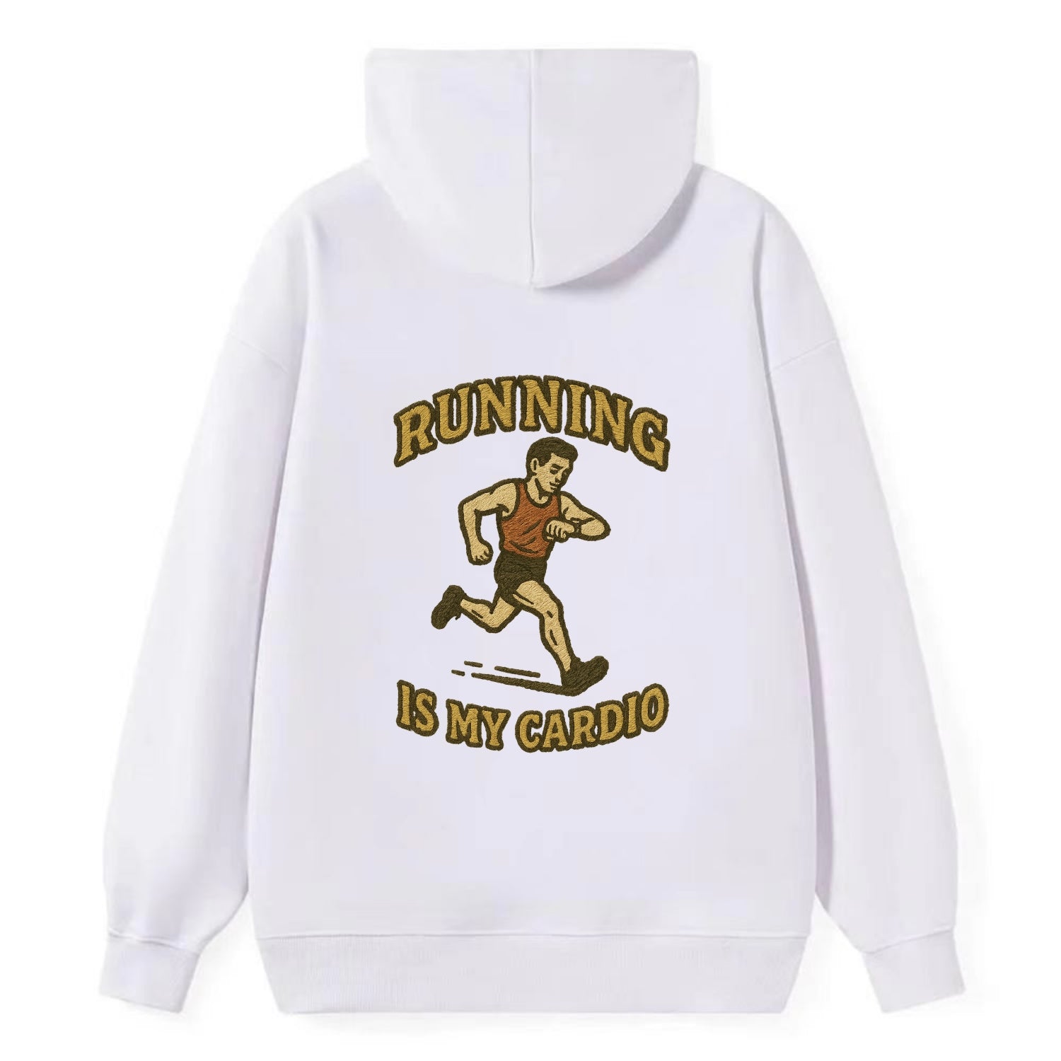 Running Late Is My Cardio  - Classic Pullover Hoodie - White
