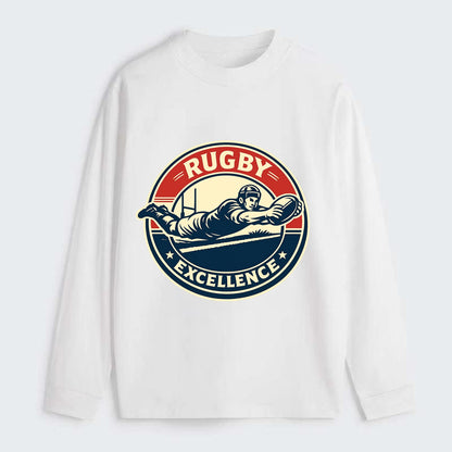 Epic Try Dive Emblem - Classic Long Sleeve Shirt - White