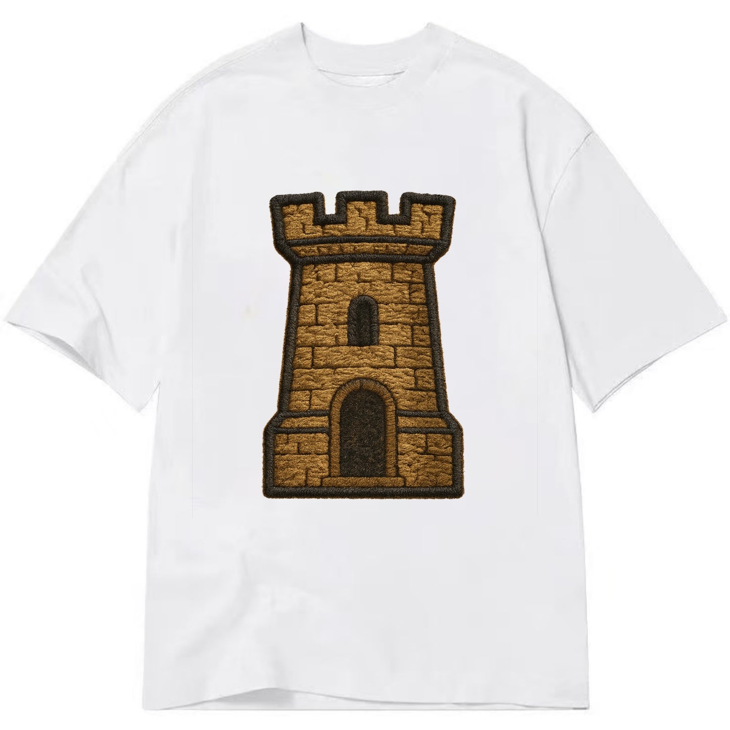 Castle Tower  - Classic T-shirt - White