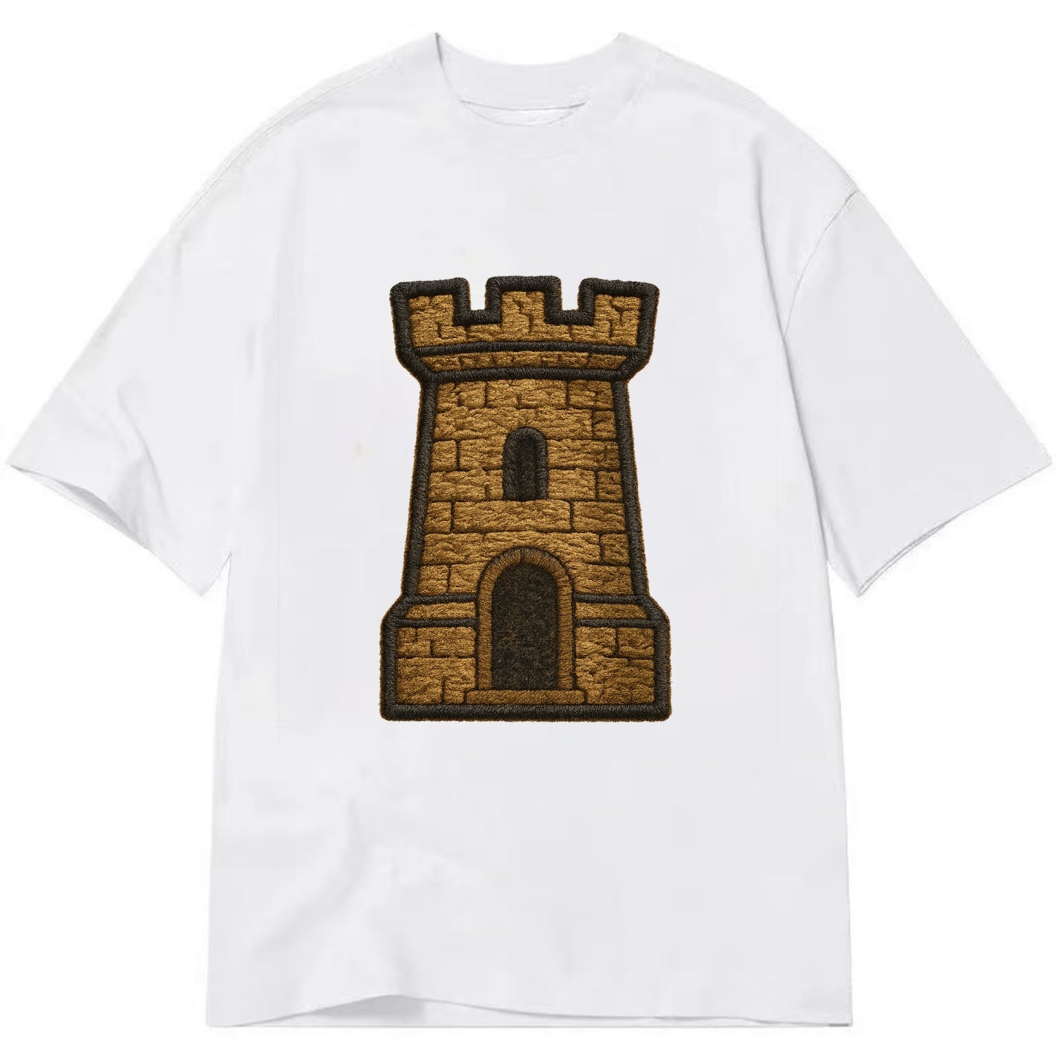 Castle Tower  - Classic T-shirt - White