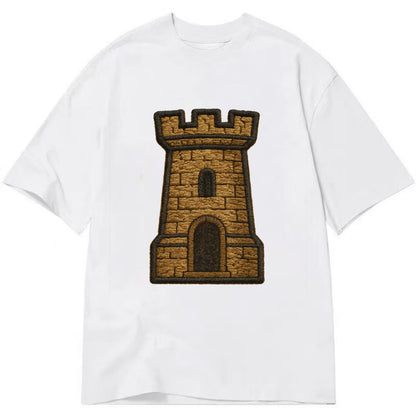 Castle Tower  - Classic T-shirt - White