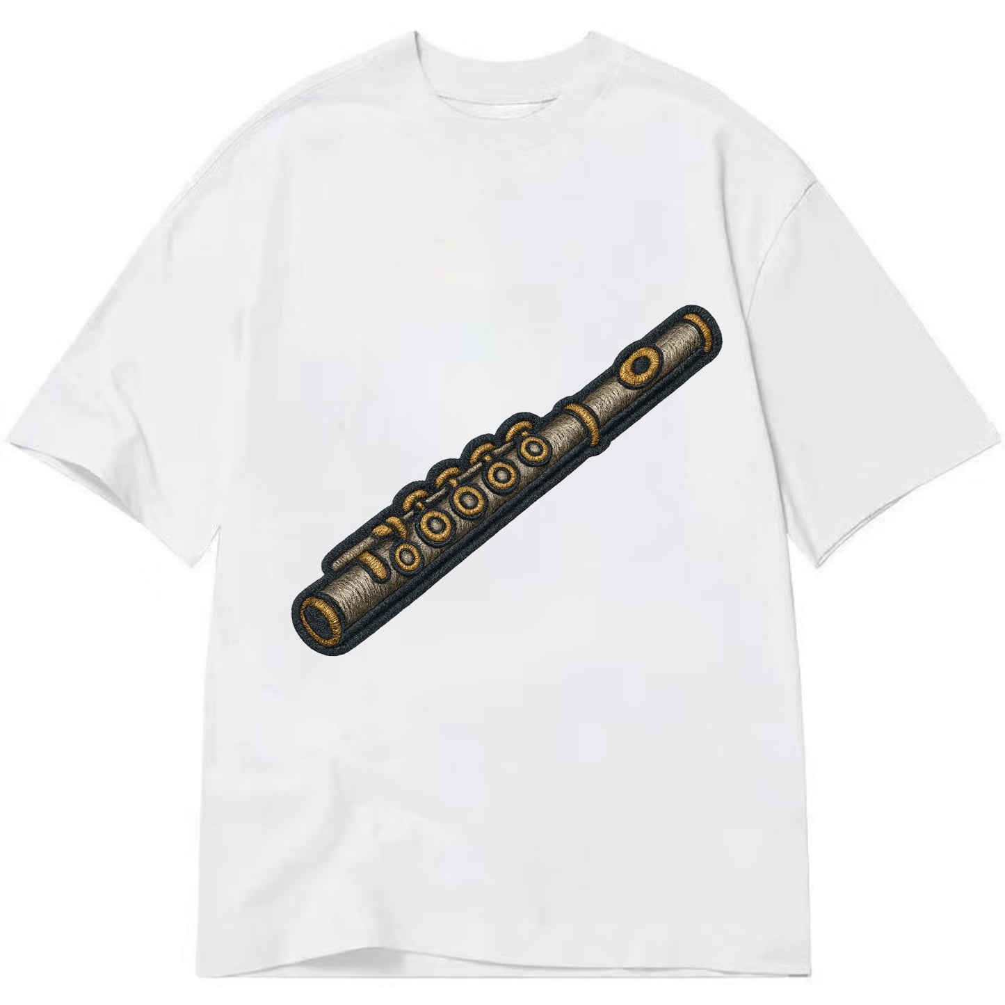 Flute  - Classic T-shirt - White