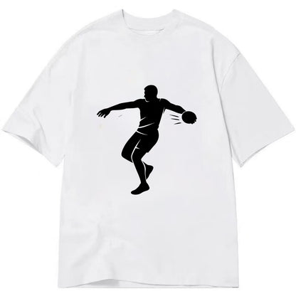 Discus thrower spinning release - Classic T-shirt - White