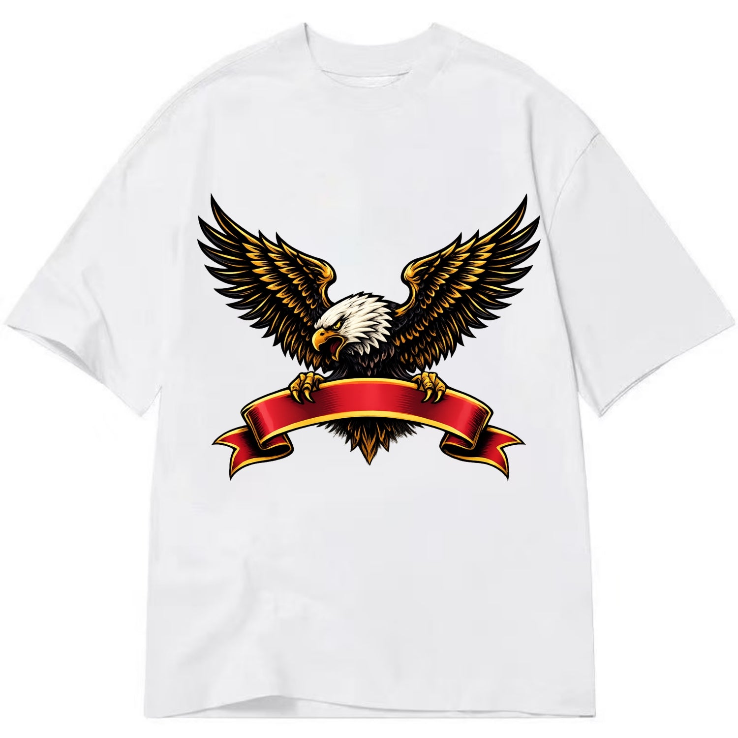 Eagle Banner - Classic T-shirt - White