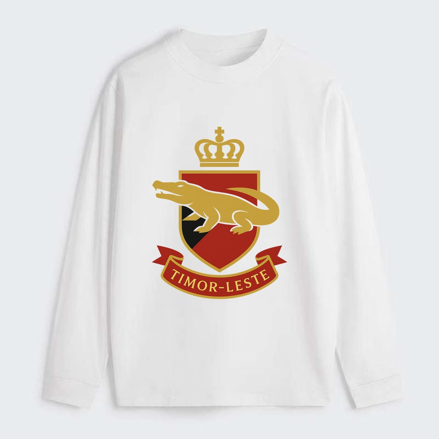 Timor-Leste Royal Logo  - Classic Long Sleeve Shirt - White