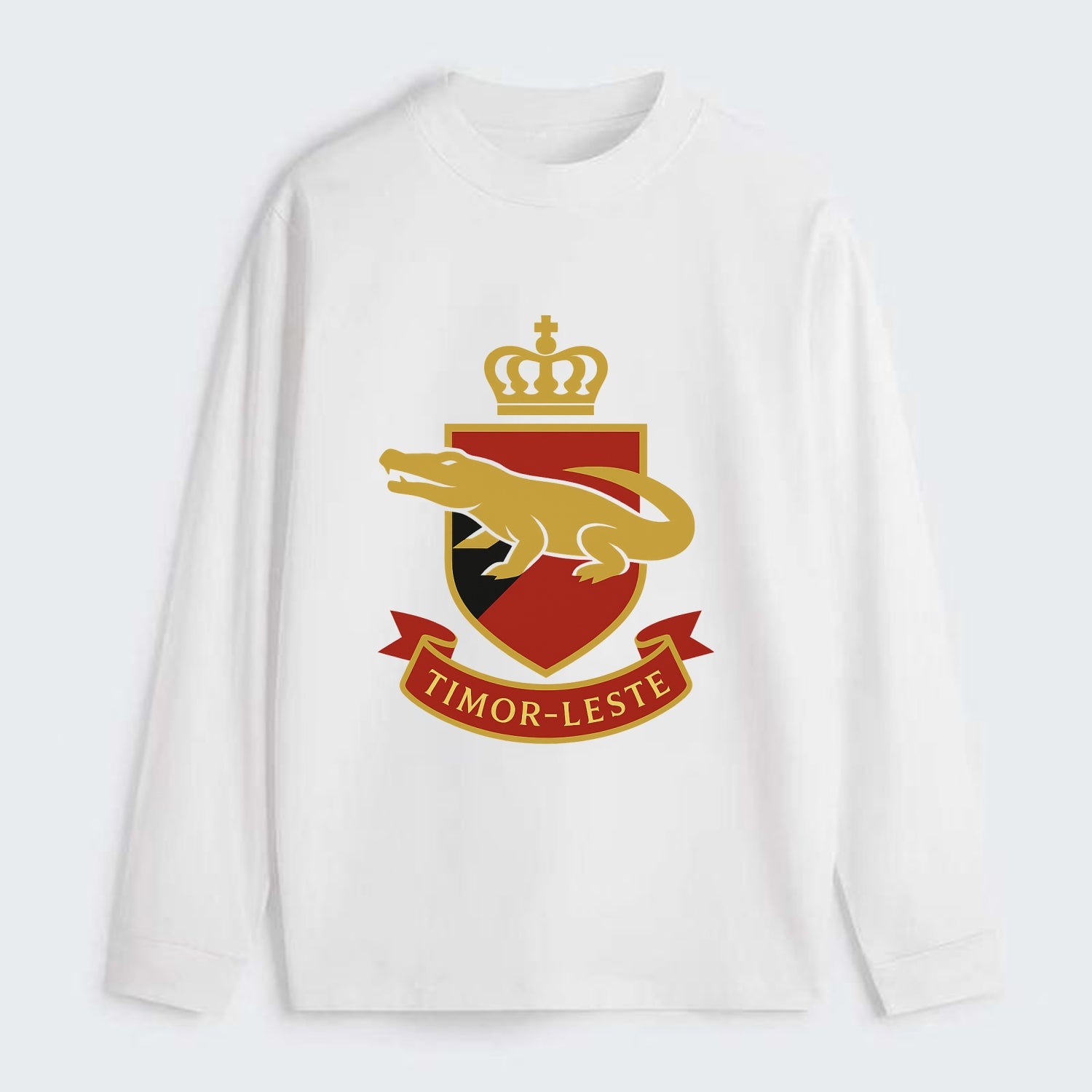 Timor-Leste Royal Logo  - Classic Long Sleeve Shirt - White