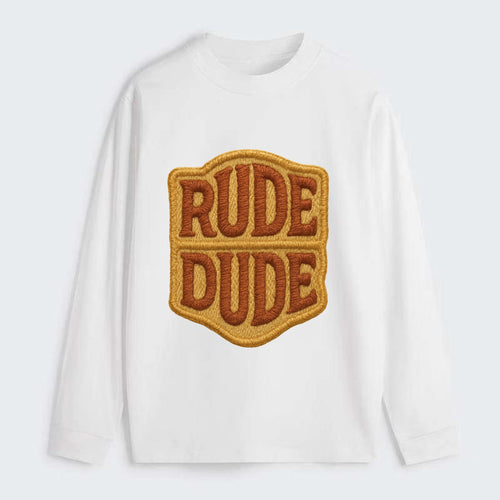 RUDE;DUDE ENERGY Surf Green Trucker - Classic Long Sleeve Shirt